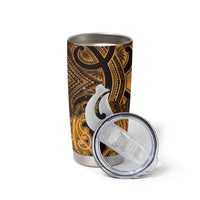 Personalised Maori Matariki Hei Matau Kowhai Tumbler Cup Maori Kowhaiwhai Pattern Galaxy