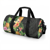 Hawaii Pineapple Tropical Duffle Bag Colorful Hibiscus Plumeria LT01 - Polynesian Pride