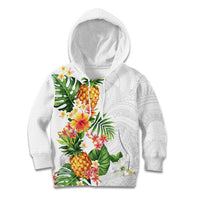 Hawaii Pineapple Tropical Kid Hoodie Luminous Hibiscus Plumeria