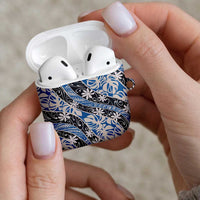 Ninamu Tahiti Tiare Monstera AirPods Case Polynesian Pattern Curve Style - Polynesian Pride