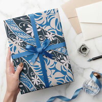 Ninamu Tahiti Tiare Monstera Wrapping Paper Polynesian Pattern Curve Style LT01 - Polynesian Pride