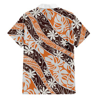 Puatou Tahiti Tiare Monstera Family Matching Mermaid Dress and Hawaiian Shirt Polynesian Pattern Curve Style LT01 - Polynesian Pride