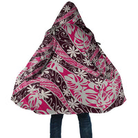 Tarona Tahiti Tiare Monstera Cloak Polynesian Pattern Curve Style - Polynesian Pride