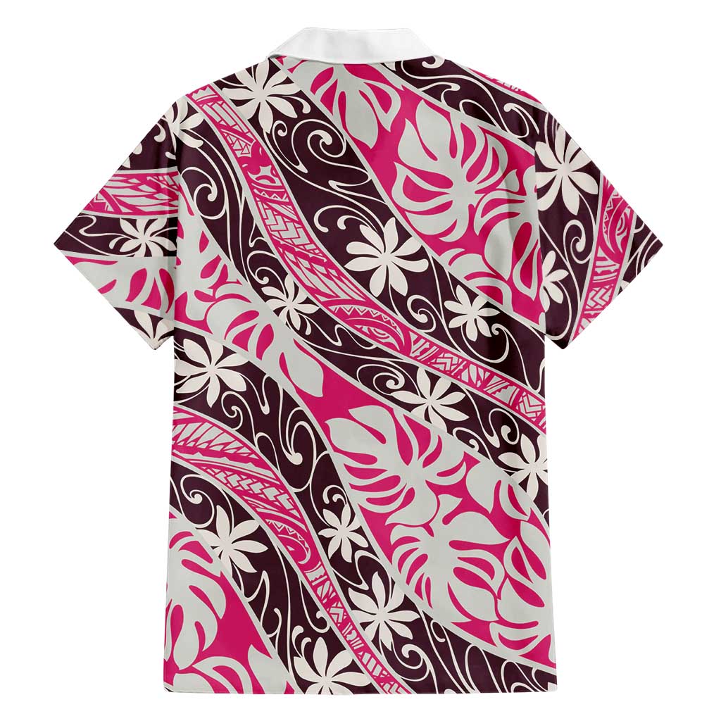 Tarona Tahiti Tiare Monstera Family Matching Summer Maxi Dress and Hawaiian Shirt Polynesian Pattern Curve Style - Polynesian Pride