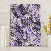Vareau Tahiti Tiare Monstera Canvas Wall Art Polynesian Pattern Curve Style - Polynesian Pride