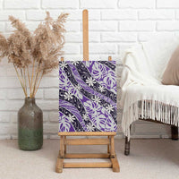 Vareau Tahiti Tiare Monstera Canvas Wall Art Polynesian Pattern Curve Style - Polynesian Pride