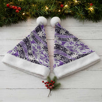 Vareau Tahiti Tiare Monstera Christmas Santa Hat Polynesian Pattern Curve Style - Polynesian Pride