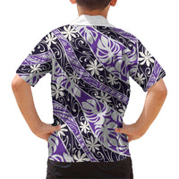 Vareau Tahiti Tiare Monstera Family Matching Puletasi and Hawaiian Shirt Polynesian Pattern Curve Style LT01 - Polynesian Pride
