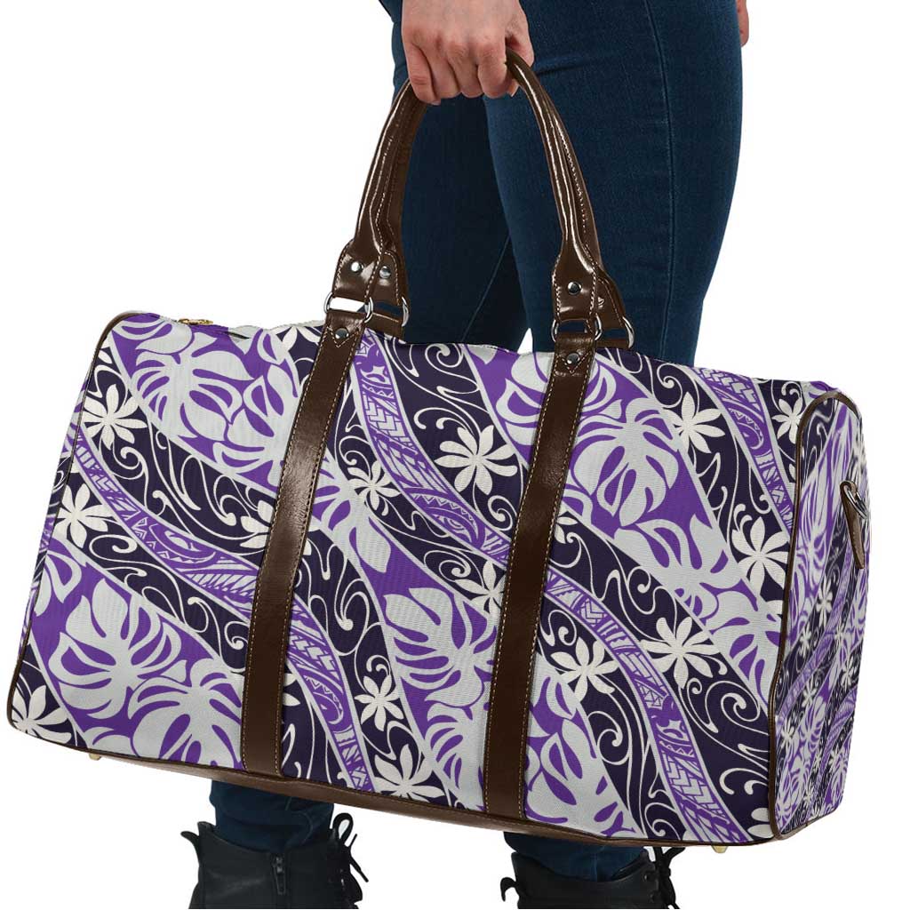 Vareau Tahiti Tiare Monstera Travel Bag Polynesian Pattern Curve Style - Polynesian Pride
