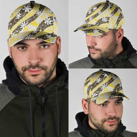 Rearea Tahiti Tiare Monstera Classic Cap Polynesian Pattern Curve Style - Polynesian Pride