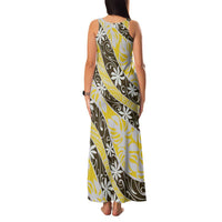 Rearea Tahiti Tiare Monstera Family Matching Tank Maxi Dress and Hawaiian Shirt Polynesian Pattern Curve Style LT01 - Polynesian Pride