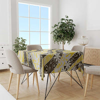 Rearea Tahiti Tiare Monstera Tablecloth Polynesian Pattern Curve Style LT01 - Polynesian Pride