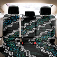 Taniko Aotearoa Mix Paua Shell Back Car Seat Cover Niho Taniwha Turquoise Glitter LT01 - Polynesian Pride
