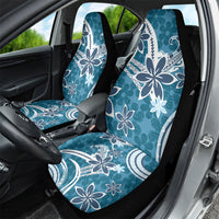 Hawaii Pupuala Plumeria Blue Car Seat Cover Polynesian Pattern LT01 - Polynesian Pride