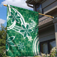 Hawaii Pupuala Plumeria Green Garden Flag Polynesian Pattern LT01 - Polynesian Pride