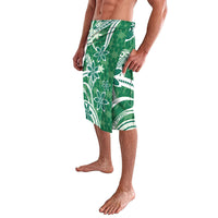 Hawaii Pupuala Plumeria Green Lavalava Polynesian Pattern LT01 - Polynesian Pride