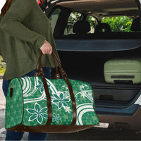Hawaii Pupuala Plumeria Green Travel Bag Polynesian Pattern LT01 - Polynesian Pride