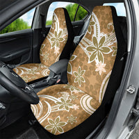 Hawaii Pupuala Plumeria Light Brown Car Seat Cover Polynesian Pattern LT01 - Polynesian Pride