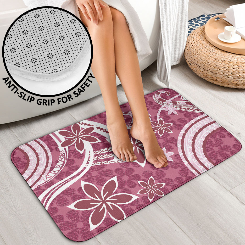 Hawaii Pupuala Plumeria Pink Bathroom Set Polynesian Pattern LT01 - Polynesian Pride