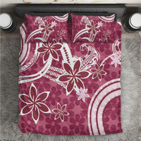 Hawaii Pupuala Plumeria Pink Bedding Set Polynesian Pattern LT01 Pink - Polynesian Pride
