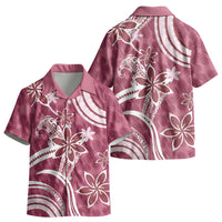 Hawaii Pupuala Plumeria Pink Kid Hawaiian Shirt Polynesian Pattern LT01 - Polynesian Pride