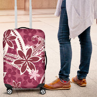 Hawaii Pupuala Plumeria Pink Luggage Cover Polynesian Pattern LT01 Pink - Polynesian Pride