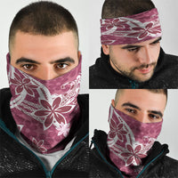 Hawaii Pupuala Plumeria Pink Neck Gaiter Polynesian Pattern LT01 - Polynesian Pride