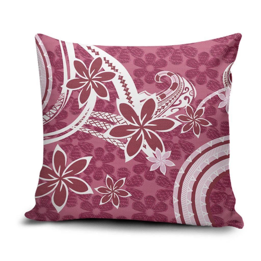 Hawaii Pupuala Plumeria Pink Pillow Cover Polynesian Pattern LT01 Pink - Polynesian Pride