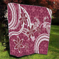 Hawaii Pupuala Plumeria Pink Quilt Polynesian Pattern LT01 - Polynesian Pride