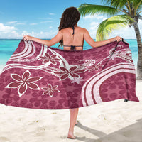 Hawaii Pupuala Plumeria Pink Sarong Polynesian Pattern LT01 - Polynesian Pride