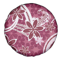 Hawaii Pupuala Plumeria Pink Spare Tire Cover Polynesian Pattern LT01 - Polynesian Pride