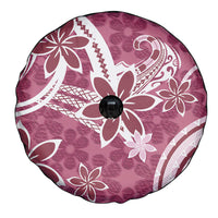 Hawaii Pupuala Plumeria Pink Spare Tire Cover Polynesian Pattern LT01 - Polynesian Pride