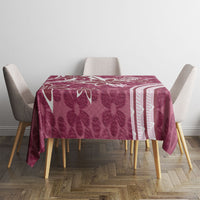 Hawaii Pupuala Plumeria Pink Tablecloth Polynesian Pattern LT01 - Polynesian Pride