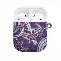 Hawaii Pupuala Plumeria Purple AirPods Case Polynesian Pattern LT01 Purple - Polynesian Pride