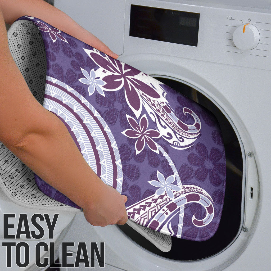 Hawaii Pupuala Plumeria Purple Bathroom Set Polynesian Pattern LT01 - Polynesian Pride