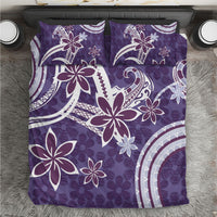 Hawaii Pupuala Plumeria Purple Bedding Set Polynesian Pattern LT01 Purple - Polynesian Pride