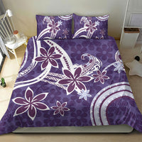 Hawaii Pupuala Plumeria Purple Bedding Set Polynesian Pattern LT01 - Polynesian Pride