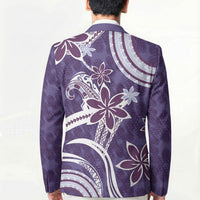 Hawaii Pupuala Plumeria Purple Blazer Polynesian Pattern LT01 - Polynesian Pride