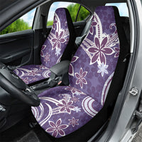 Hawaii Pupuala Plumeria Purple Car Seat Cover Polynesian Pattern LT01 - Polynesian Pride