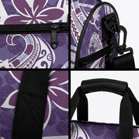Hawaii Pupuala Plumeria Purple Duffle Bag Polynesian Pattern LT01 - Polynesian Pride