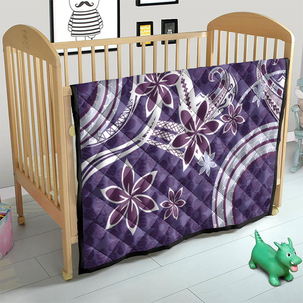 Hawaii Pupuala Plumeria Purple Quilt Polynesian Pattern LT01 - Polynesian Pride