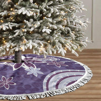 Hawaii Pupuala Plumeria Purple Tree Skirt Polynesian Pattern LT01 - Polynesian Pride