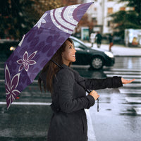 Hawaii Pupuala Plumeria Purple Umbrella Polynesian Pattern LT01 - Polynesian Pride