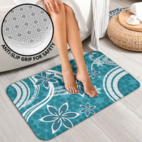 Hawaii Pupuala Plumeria Teal Bathroom Set Polynesian Pattern LT01 - Polynesian Pride