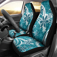 Hawaii Pupuala Plumeria Teal Car Seat Cover Polynesian Pattern LT01 - Polynesian Pride