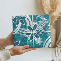 Hawaii Pupuala Plumeria Teal Wrapping Paper Polynesian Pattern LT01 - Polynesian Pride