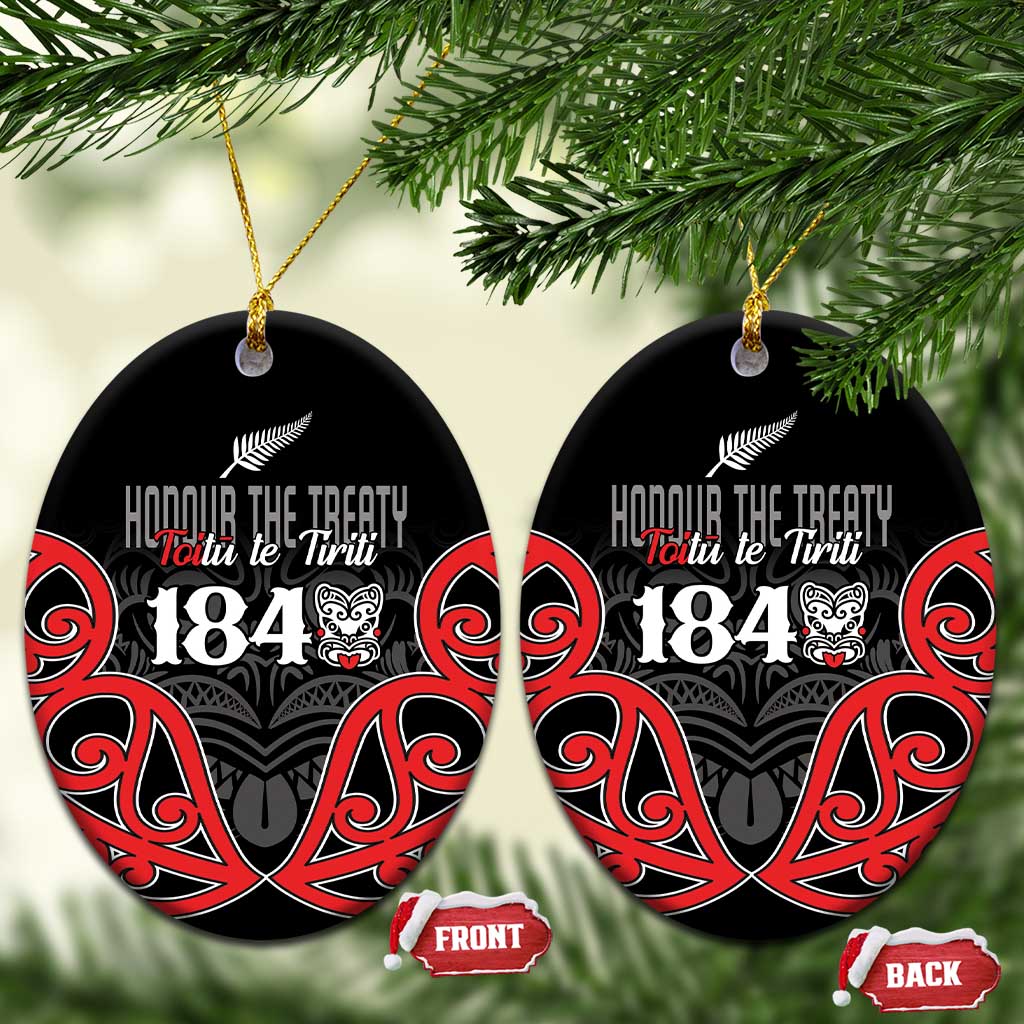 Toitu Te Tiriti 1840 Aotearoa Ceramic Ornament Stand Together Stand Stronger