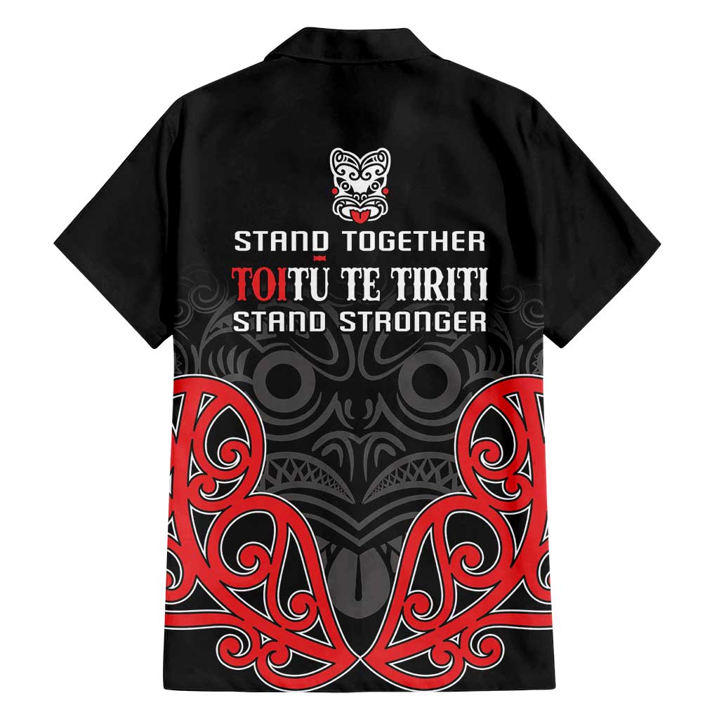 Toitu Te Tiriti 1840 Aotearoa Family Matching Puletasi and Hawaiian Shirt Stand Together Stand Stronger LT01 - Polynesian Pride