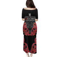 Toitu Te Tiriti 1840 Aotearoa Family Matching Puletasi and Hawaiian Shirt Stand Together Stand Stronger LT01 - Polynesian Pride