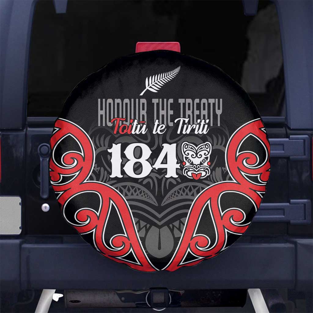 Toitu Te Tiriti 1840 Aotearoa Spare Tire Cover Stand Together Stand Stronger
